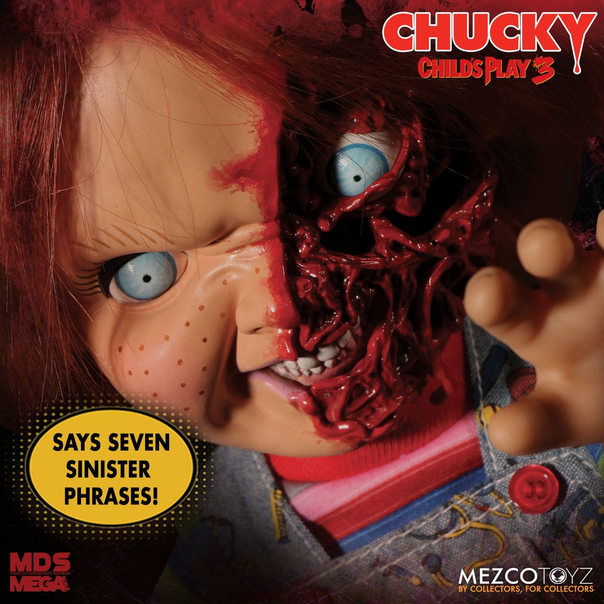 Childs Play 3 Chucky MDS Pizza Face