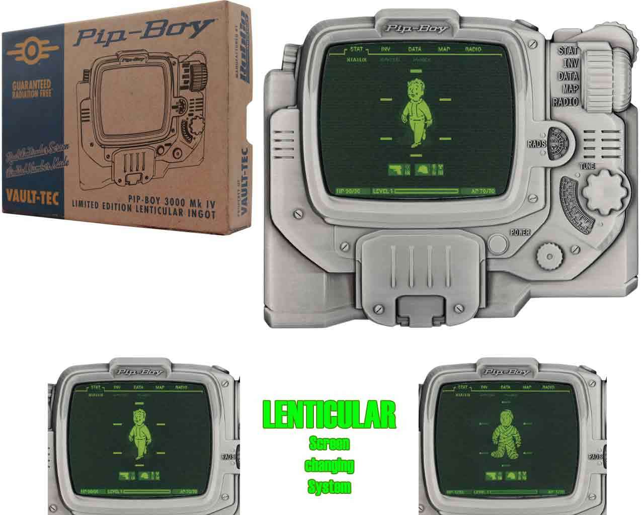 Fallout Pip-Boy Limited Edition Lenticular Ingot