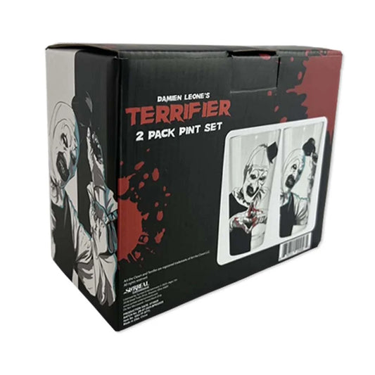 Terrifier 2 Pack Pint Glasses