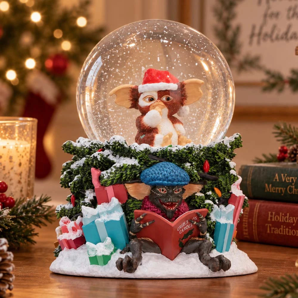 Gremlins Christmas Carol Snow Globe