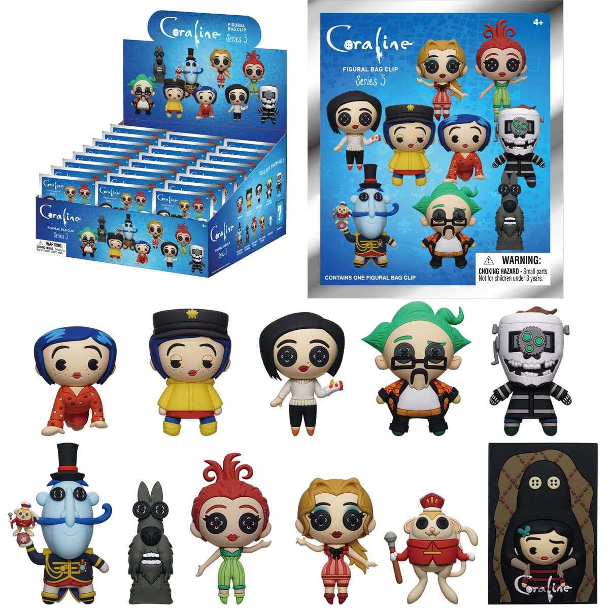 Coraline Series 3 Bag Clips