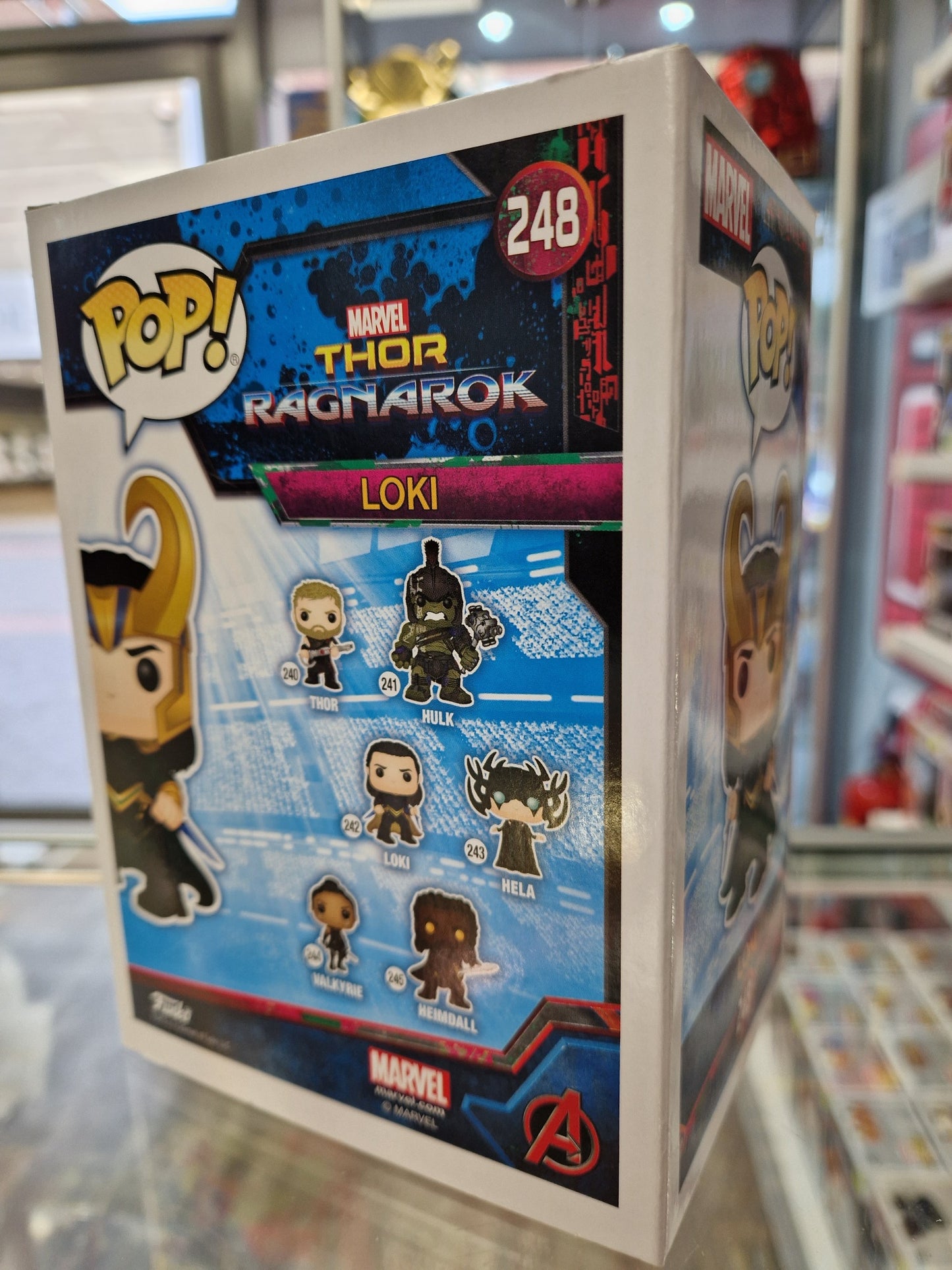 POP! Marvel: Ragnarok: Loki 248 Collector Corps