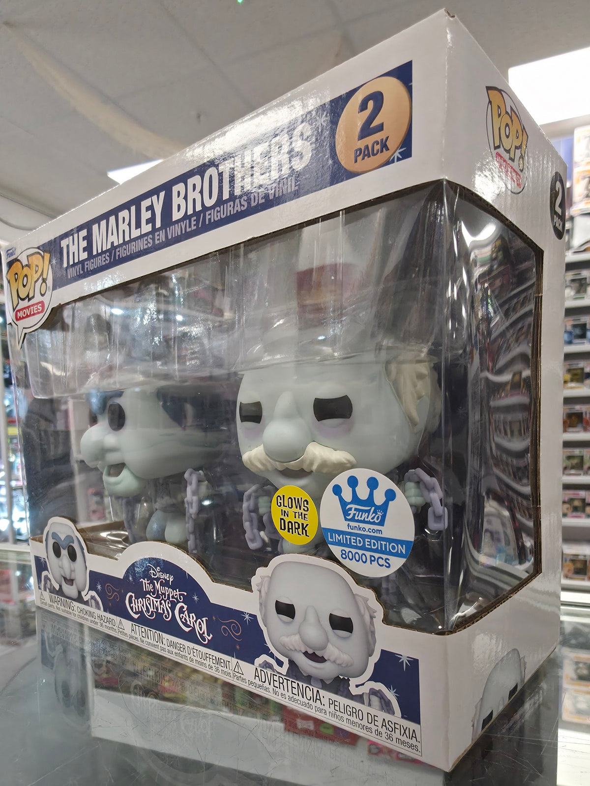 POP! Muppet Christmas Carol: Marley Bros GITD