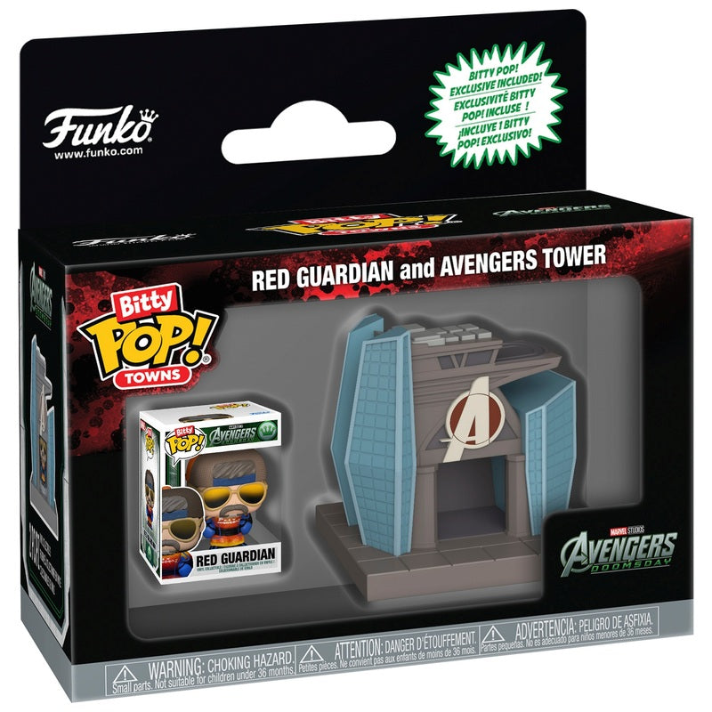 Bitty POP Town: AVD Red Guardian w/Avengers Tower