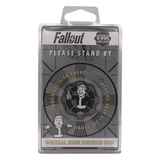 Fallout Black & White Collectible Decision Coin