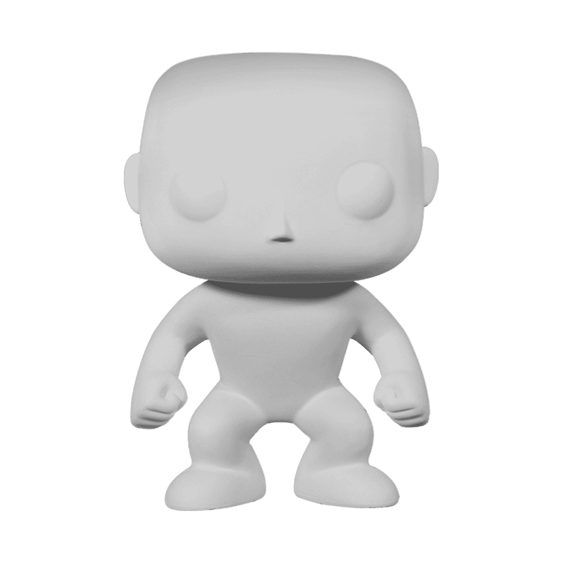 POP! Custom: DIY: POP Male (White/Grey)