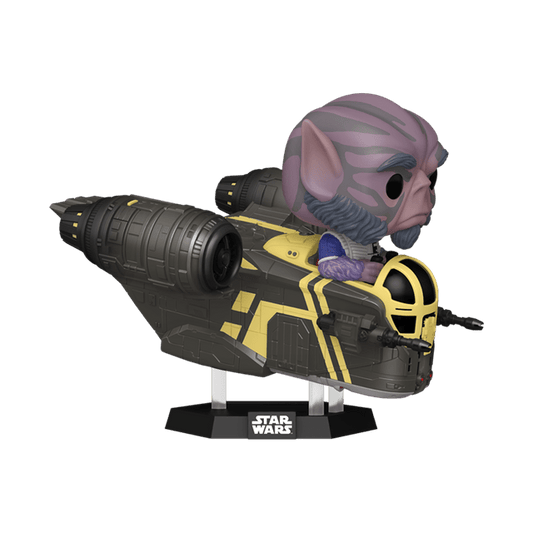POP! Rides Deluxe: The Mandalorian & Grogu - Zeb Orrelios in Razor Crest