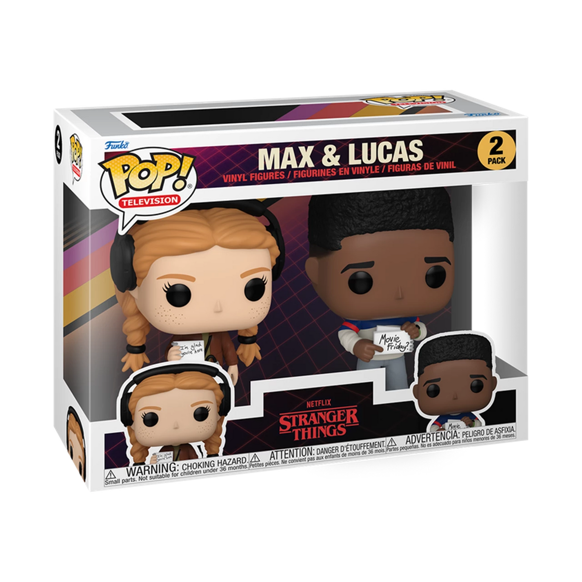 POP TV: Stranger Things S4- Max & Lucas 2PK