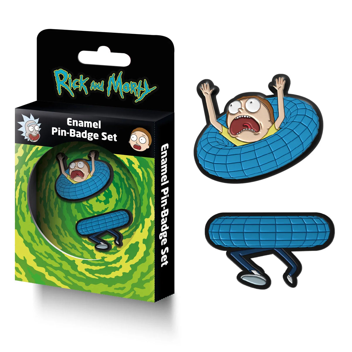 Rick and Morty (Wormhole) Pin Badge Set
