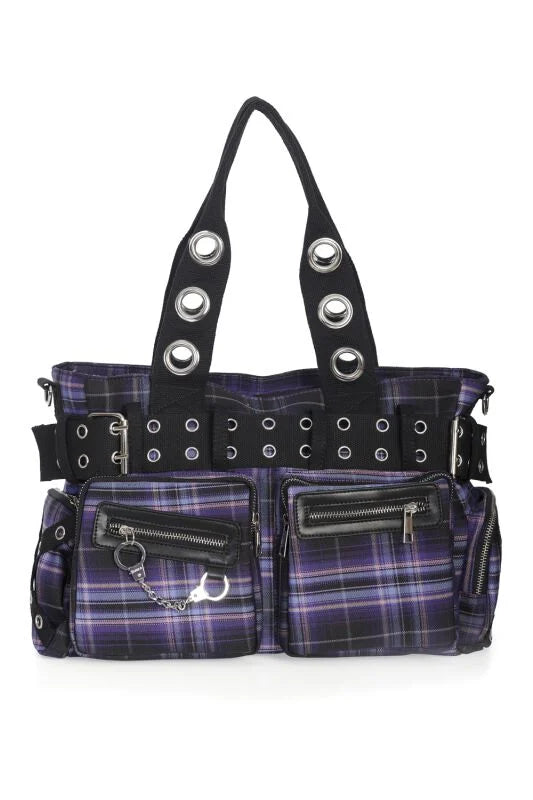 Banned Apparel: Sweet Revenge Bag (Black/Purple)