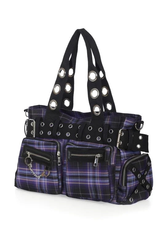 Banned Apparel: Sweet Revenge Bag (Black/Purple)