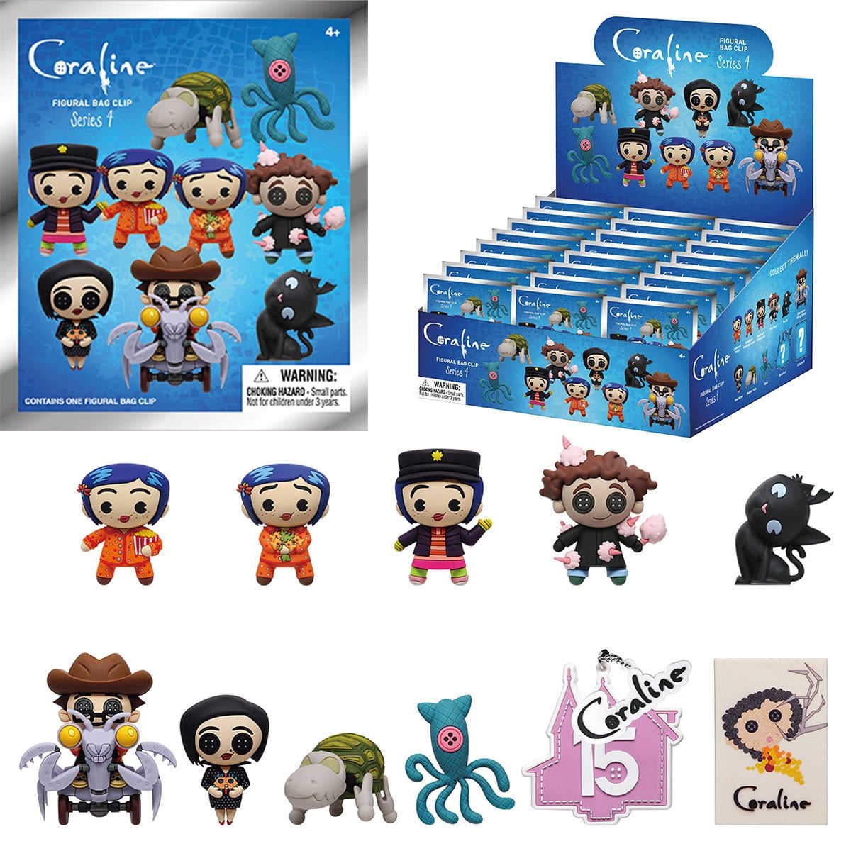 Coraline Series 4 Bag Clips