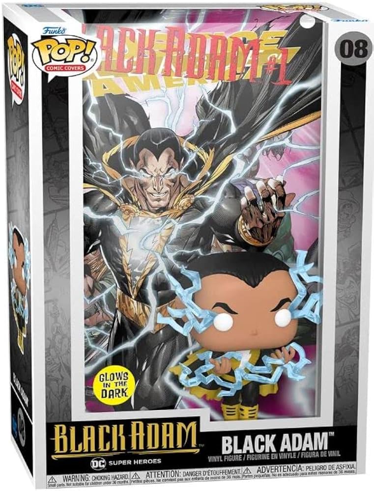 POP: Black Adam Comic Cover 08 GITD