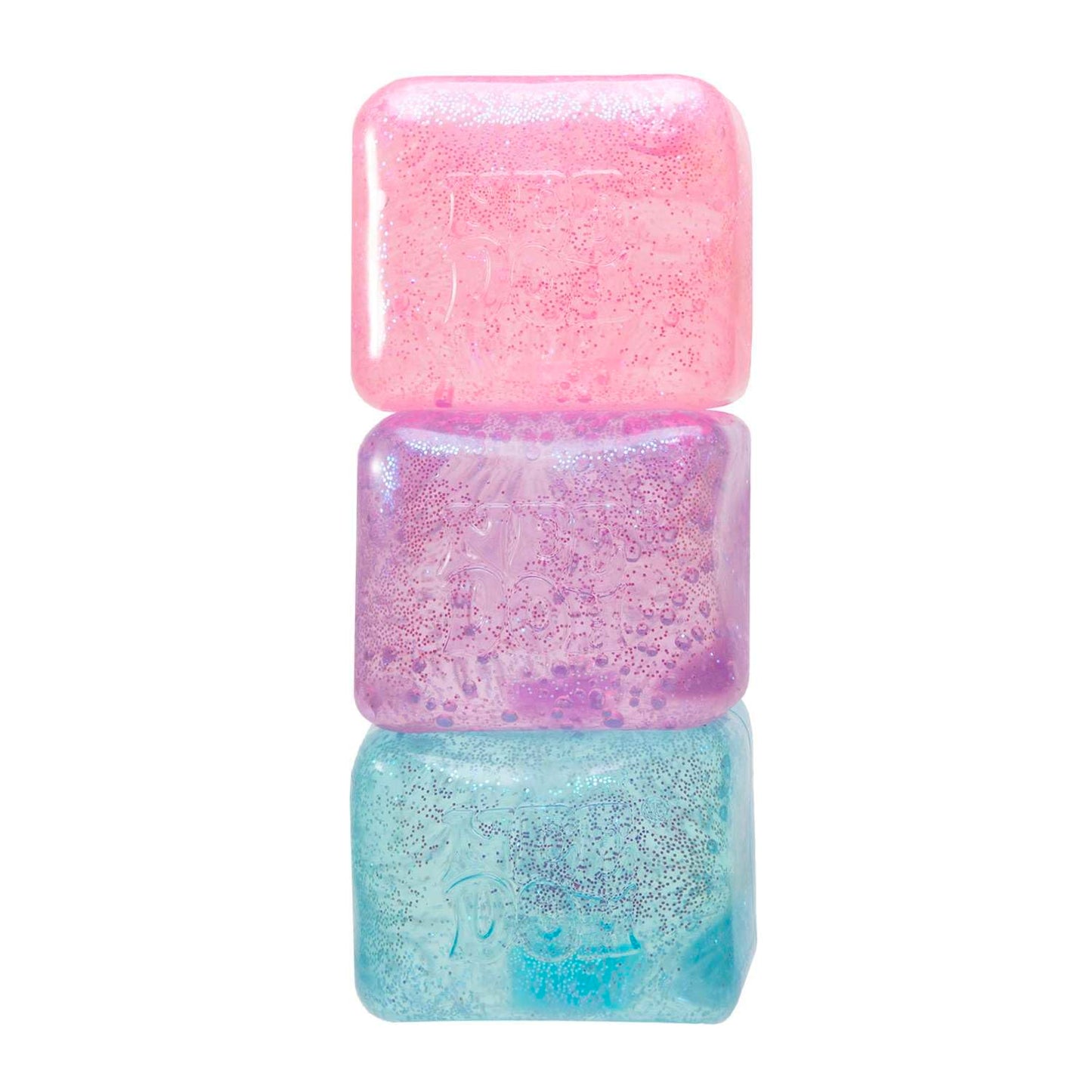 Glitter & Glow Nice Cube Needoh Stress Toy