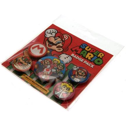 Super Mario (Mario) Badge Pack