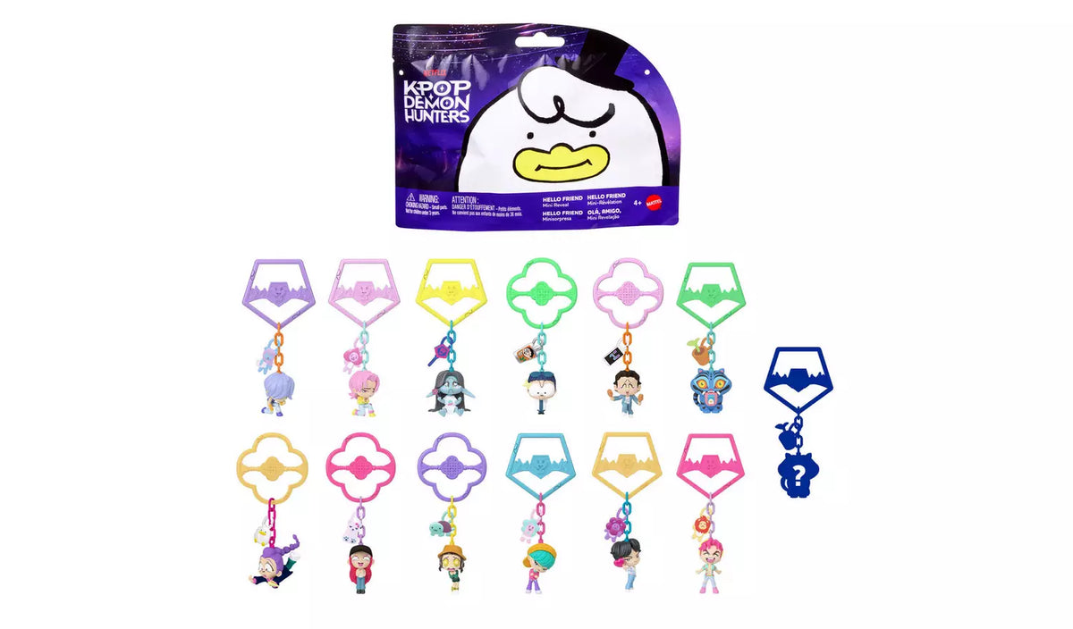 K-Pop Demon Hunters Keychains Blind Box Series 1