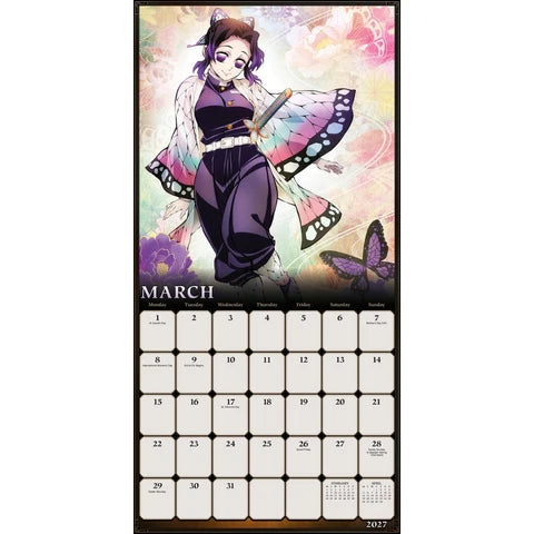 Demon Slayer Official 2027 Square Wall Calendar
