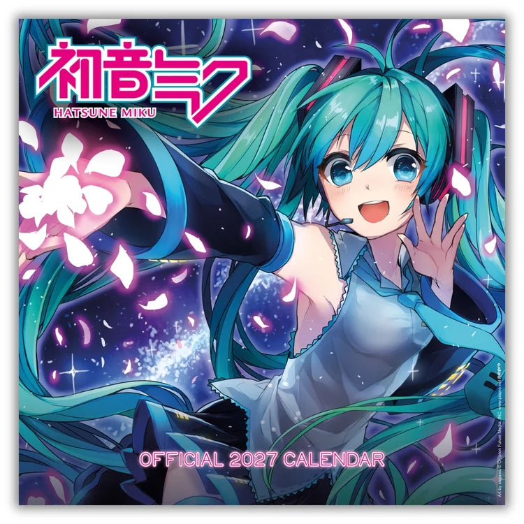 Hatsune Miku 2027 Square Wall Calendar