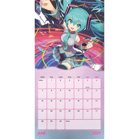Hatsune Miku 2027 Square Wall Calendar