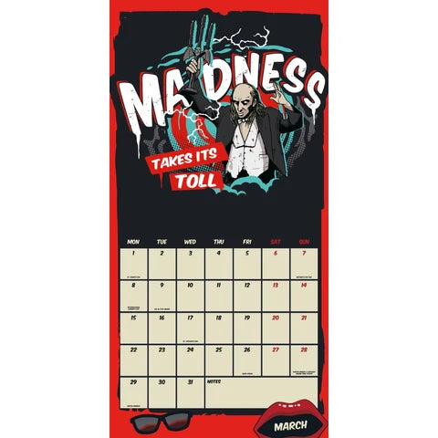 Rocky Horror Show Official 2027 Square Calendar