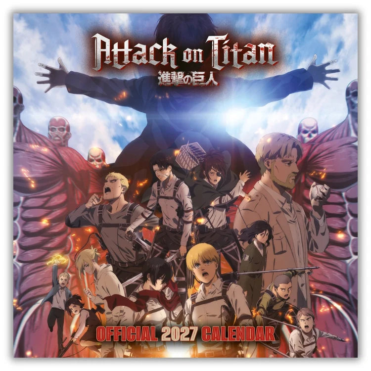 Attack on Titans Official 2027 Square Wall Calendar