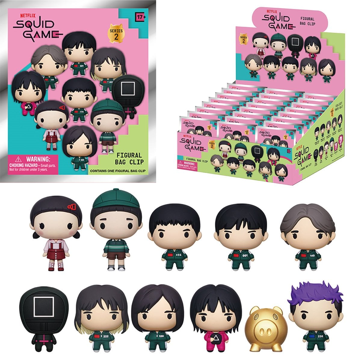 Squid Game Series 2 Bag Clips
