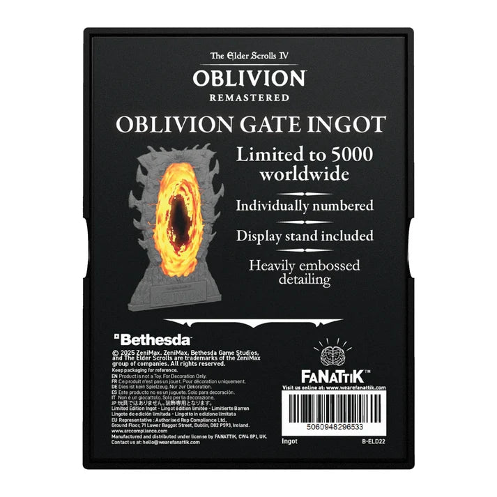 The Elder Scrolls IV: Oblivion Gates Ingot