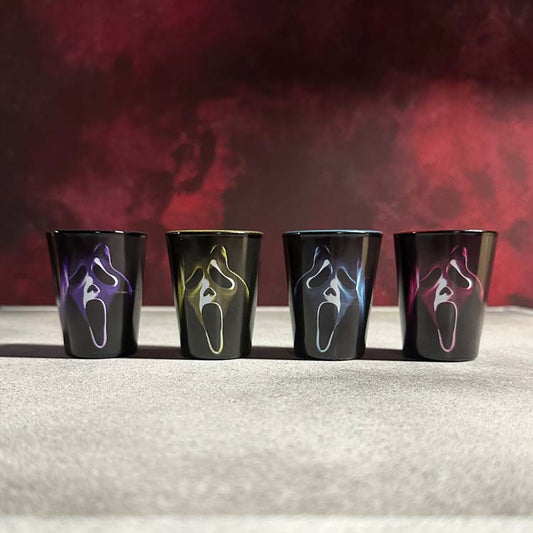 Ghostface 4 Pack Shot Glasses