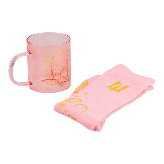 Wicked Glass Mug and Socks Glinda