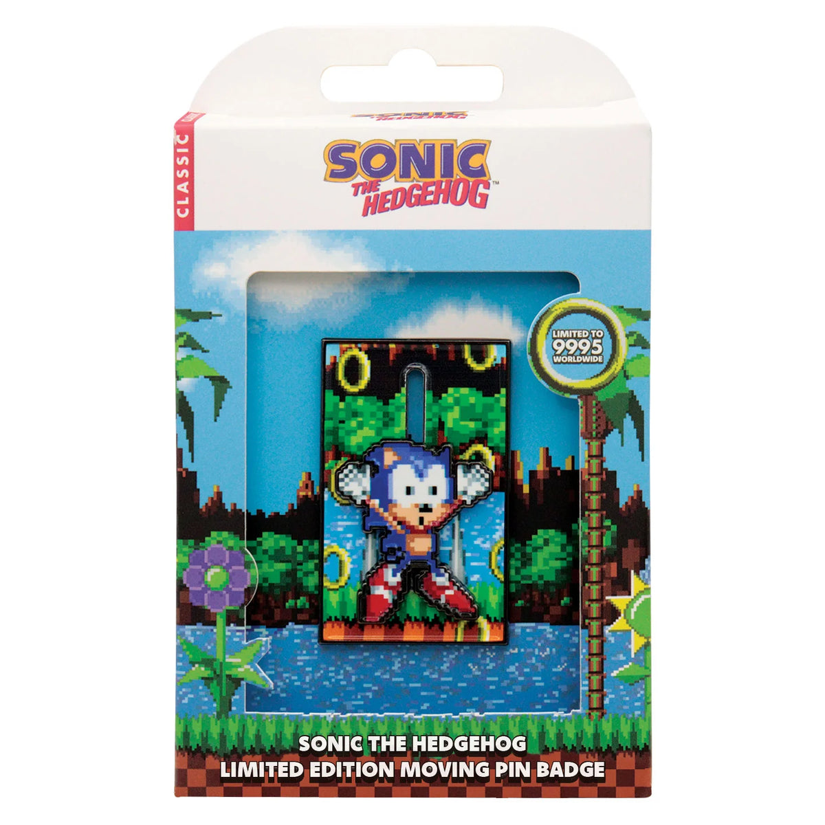 Sonic The Hedgehog – Limited Edition Moving Pin Badge