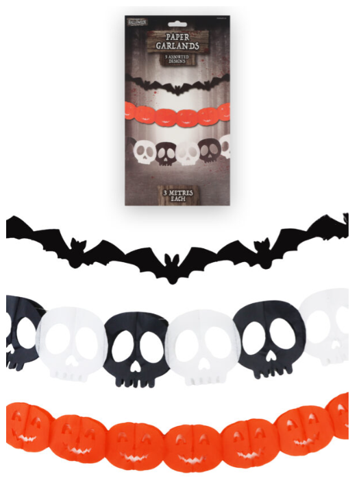 Halloween Paper Garland (3m)