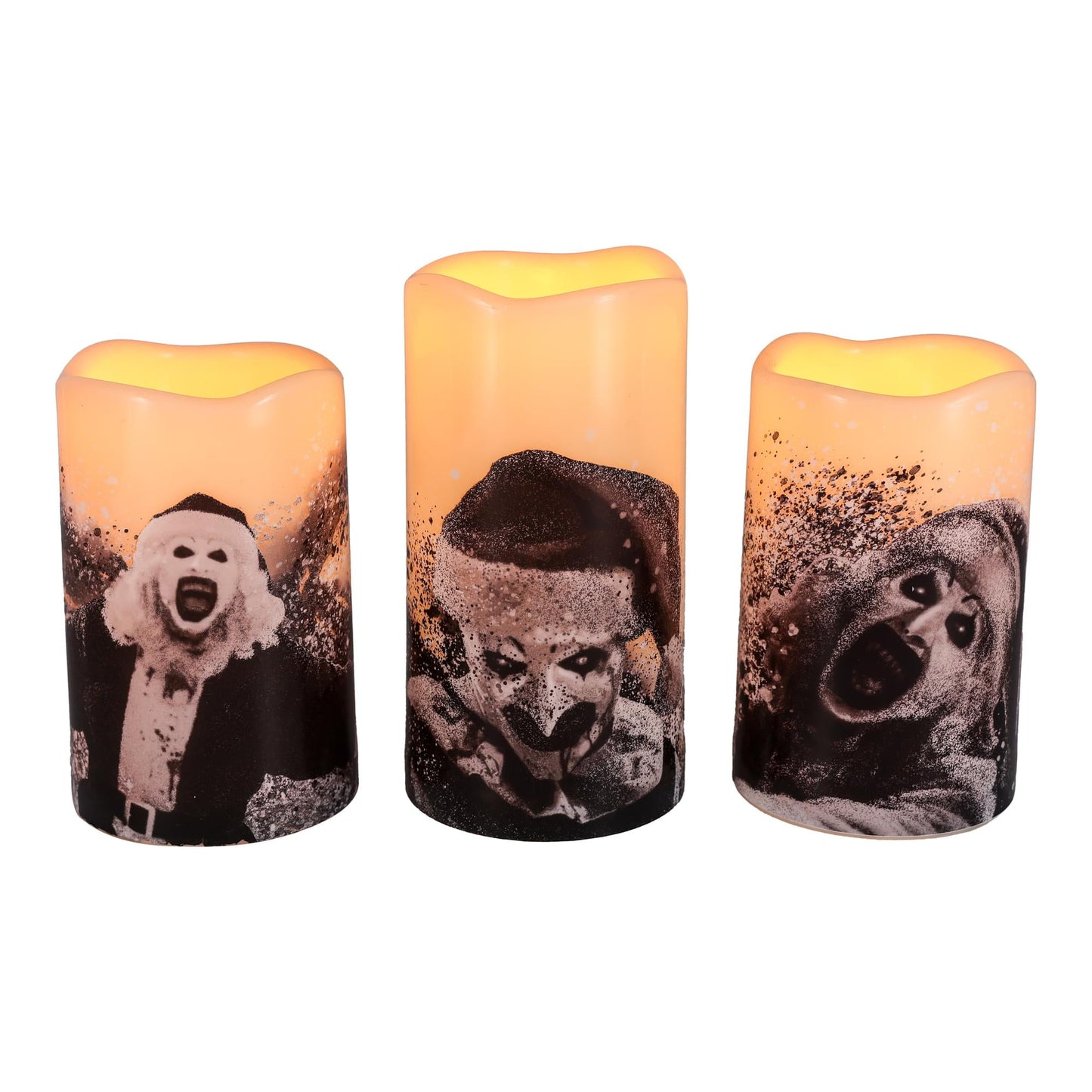 Terrifier 3 Pack LED Candle Set