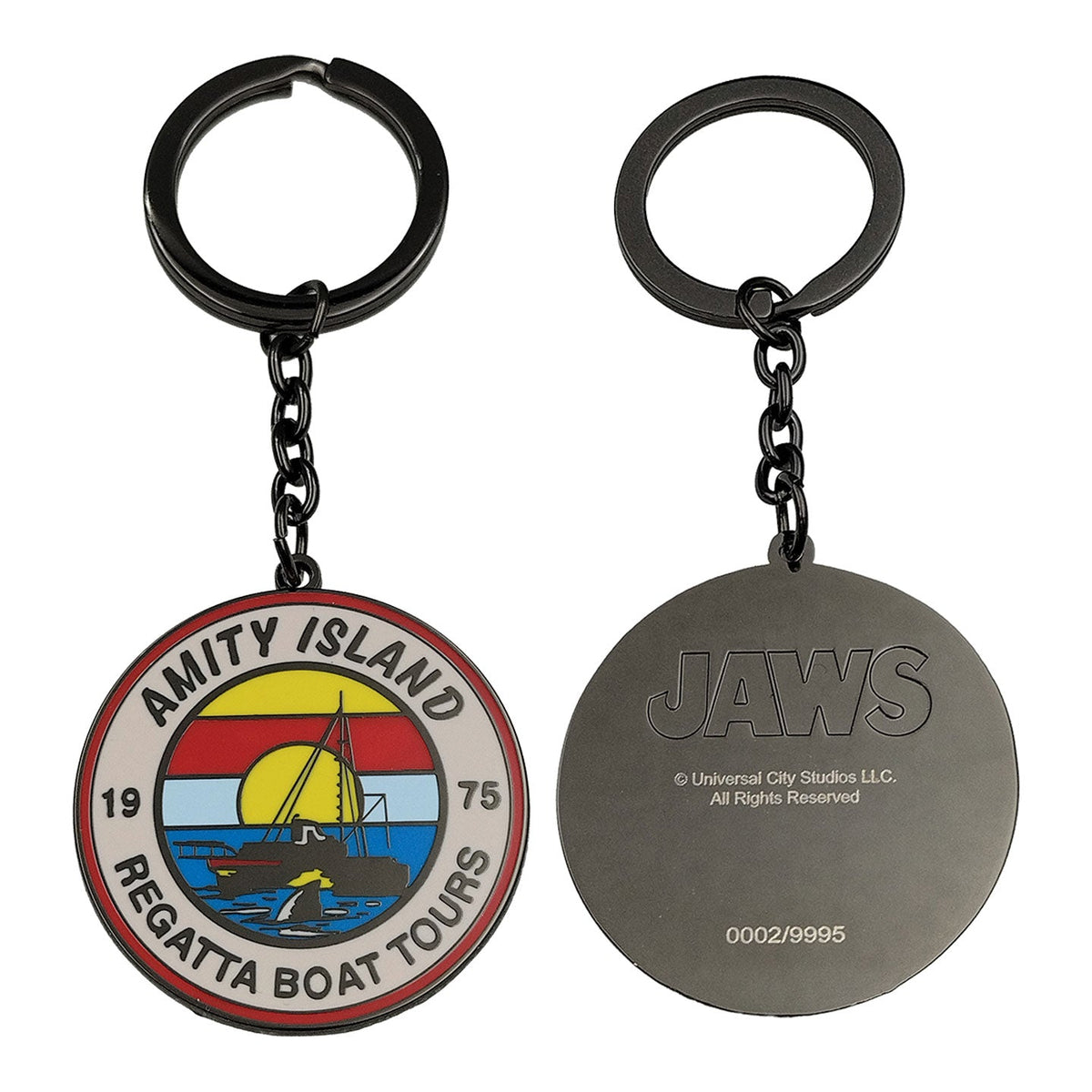 Jaws 50th Anniversary Regatta Boat Tour Keyring