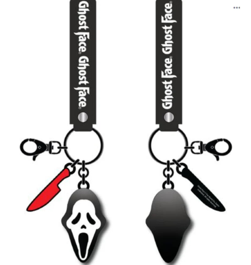 Ghostface Molded with Knife Icon Key Chain