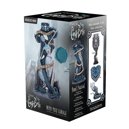 Corpse Bride "With This Candle" Vow Candle Holder