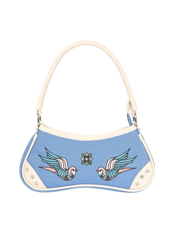 Banned Apparel: Blue Marilou Swallow Handbag