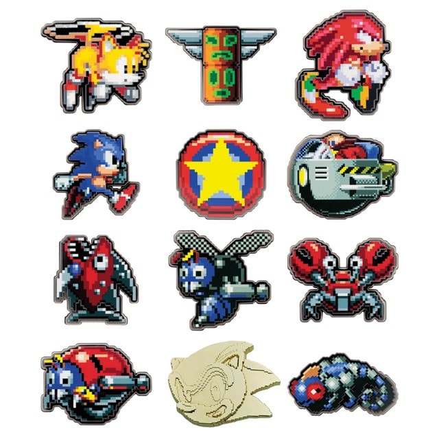 Sonic The Hedgehog Mystery Pin Badges