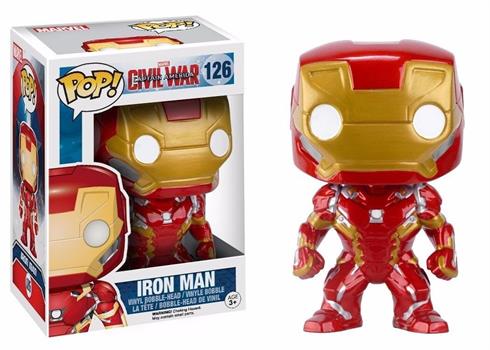 Pop! Marvel: Capt A. Civil War: Iron Man 126