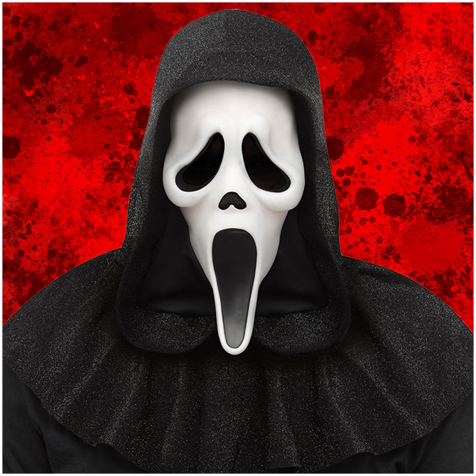 Scream - Ghost Face 25th Anniversary Movie Mask