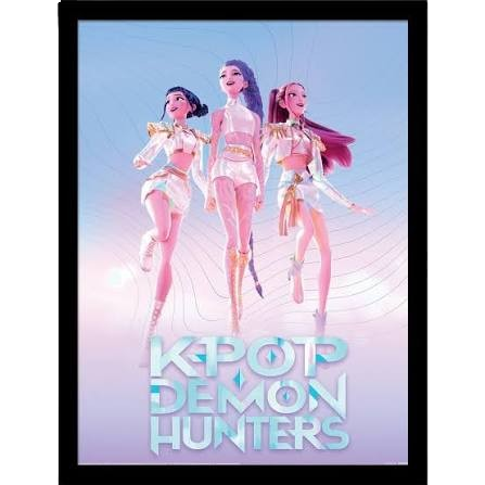 K-Pop Demon Hunters (Trio) Framed Print