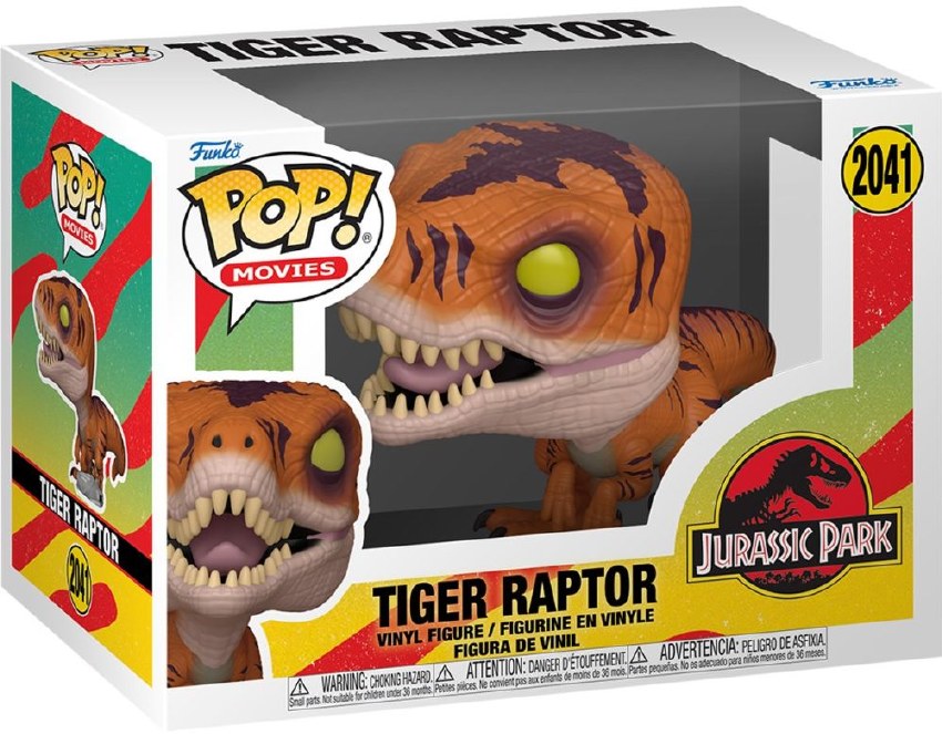 POP! Movies: Jurassic Park S3 - Tiger Raptor