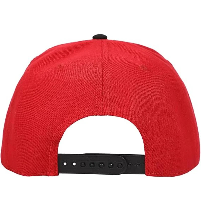 Ghostface Logo Rubber Badge Pu Snapback Cap