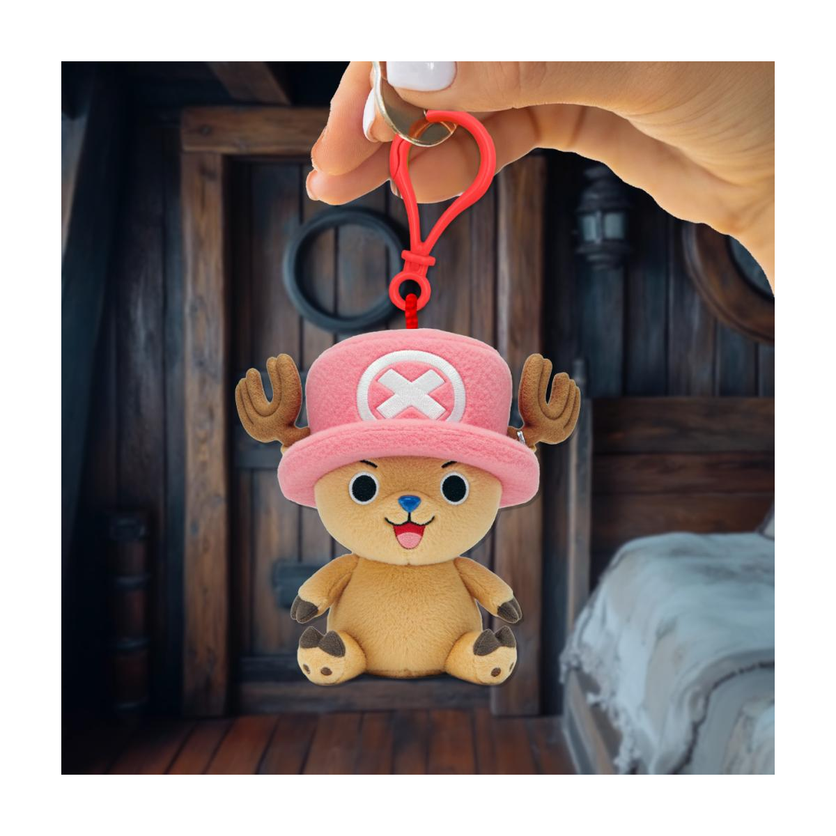 One Piece Tony Tony Chopper Plush Keyring