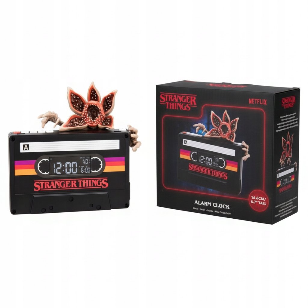 Stranger Things 5 Demogorgon Cassette Alarm Clock