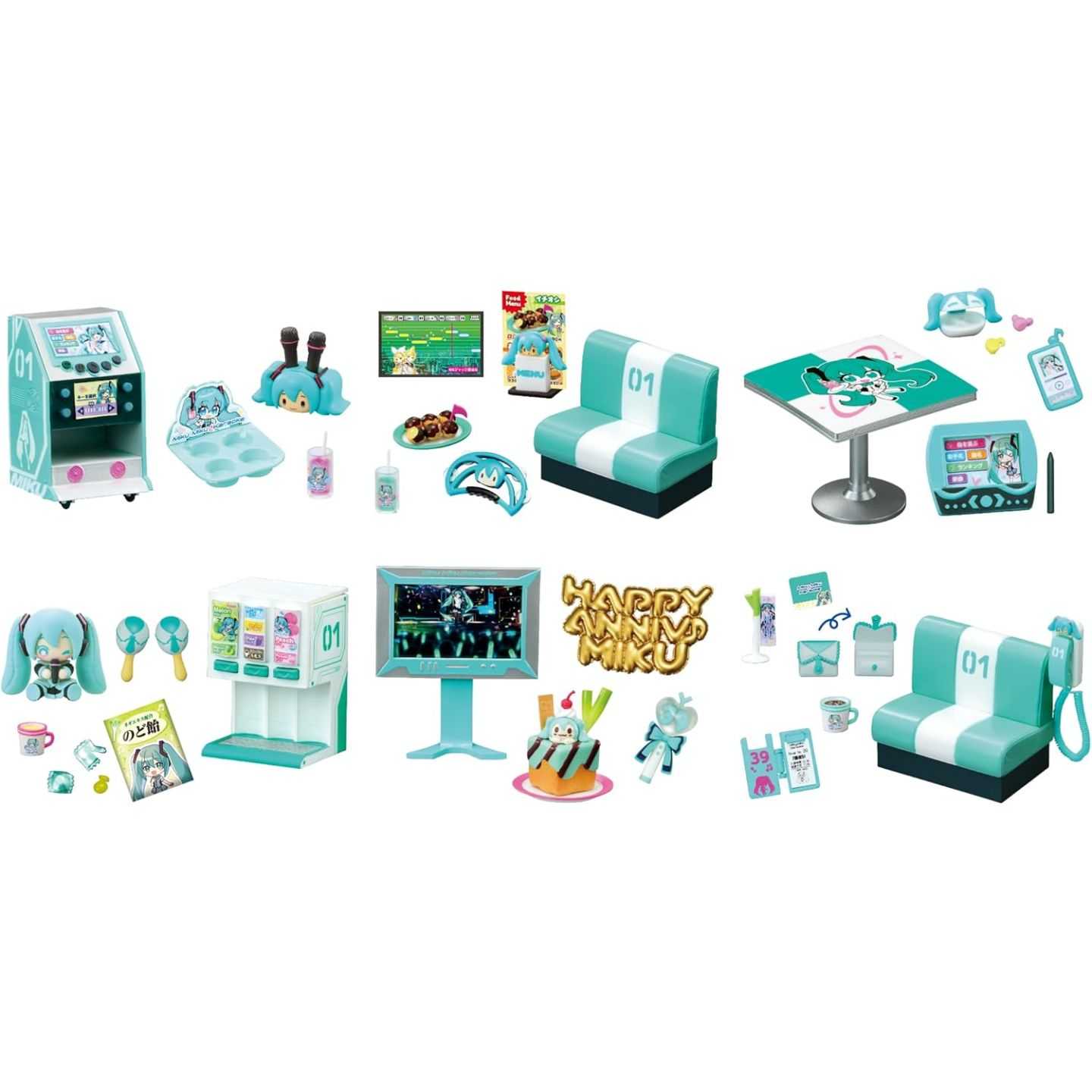 Hatsune Miku Mini Figures Karaoke Display