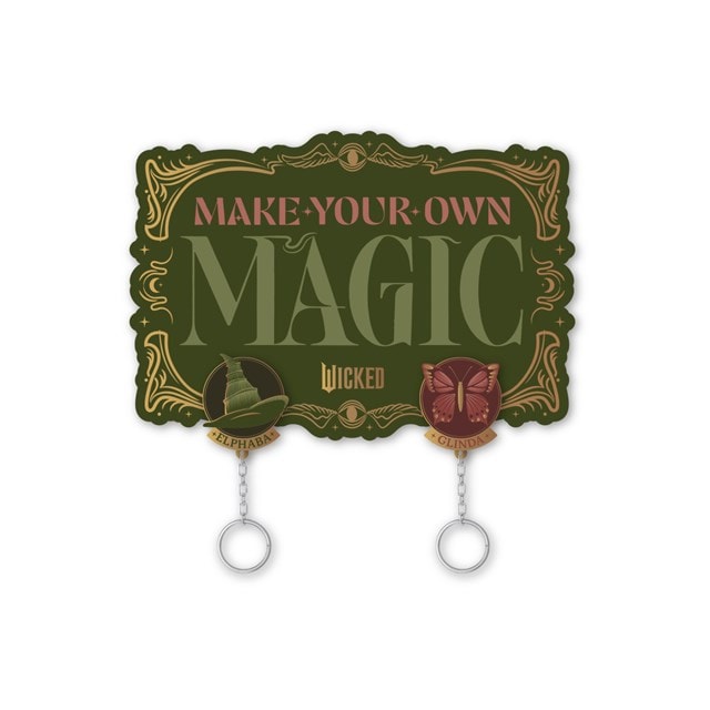 Wicked Part 2 - Two Key Hanger with Keyring