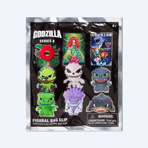 Godzilla Series 8 Bag Clips