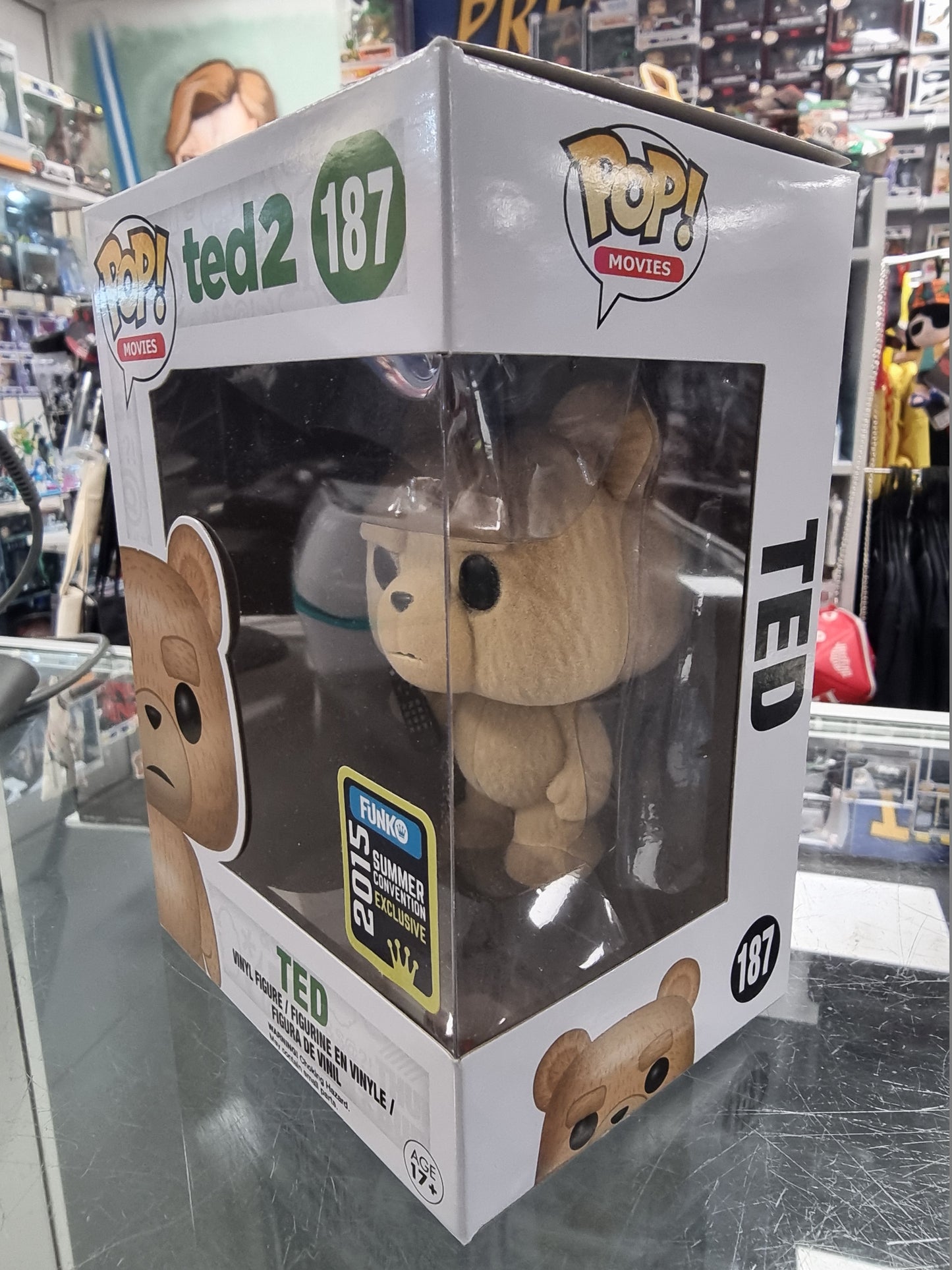 POP! Movies: Ted 2: Ted 187 (Flocked SDCC 2015)