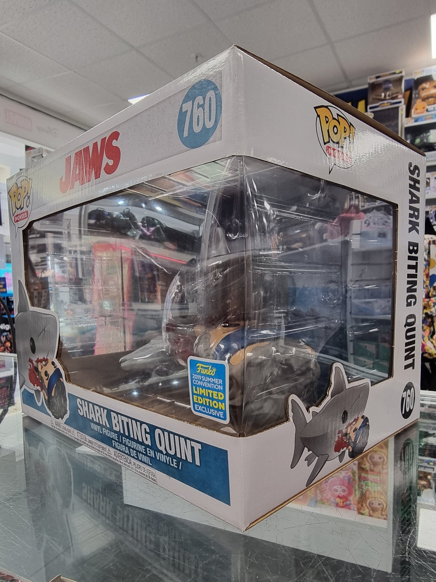 POP: Jaws: Shark Biting Quint 760 SDCC 2019
