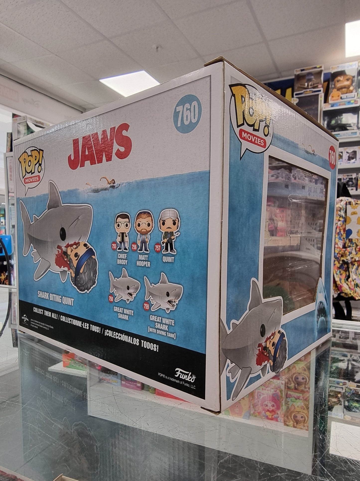 POP: Jaws: Shark Biting Quint 760 SDCC 2019